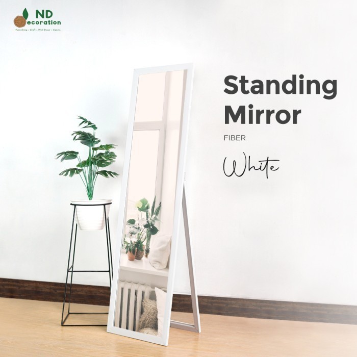 STANDING MIRROR JATI BELANDA / KACA STANDING FULL BODY /