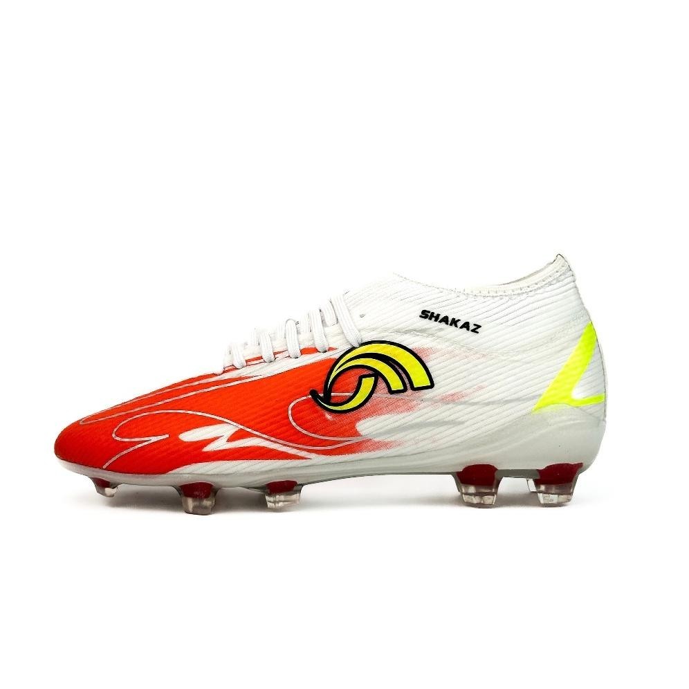 Shakaz - Sepatu Bola Shakaz Firesix Fg White Red
