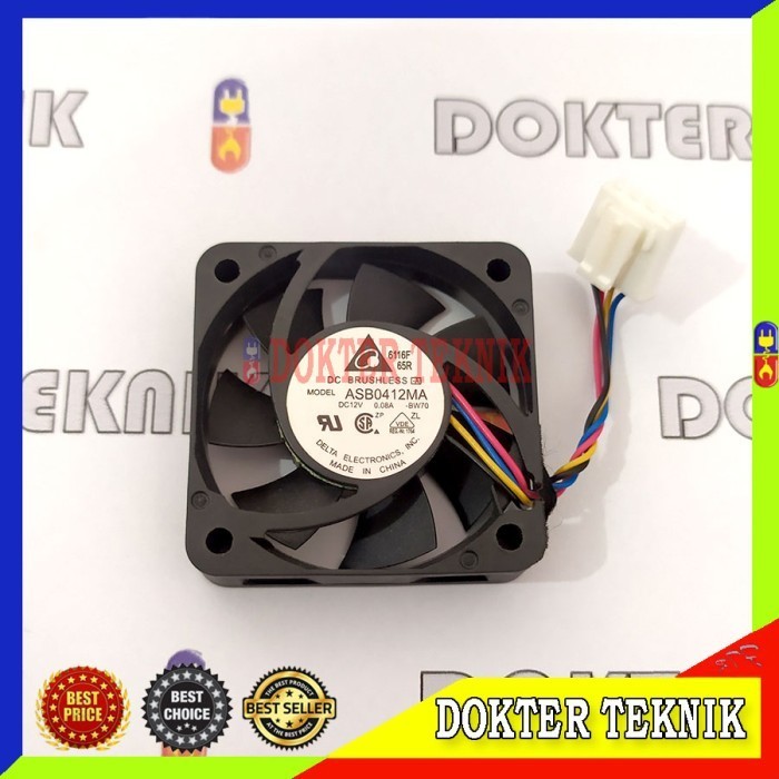 Delta ASB0412MA Axial Fan DC Brushless 0.08A DC12V 4 Pin