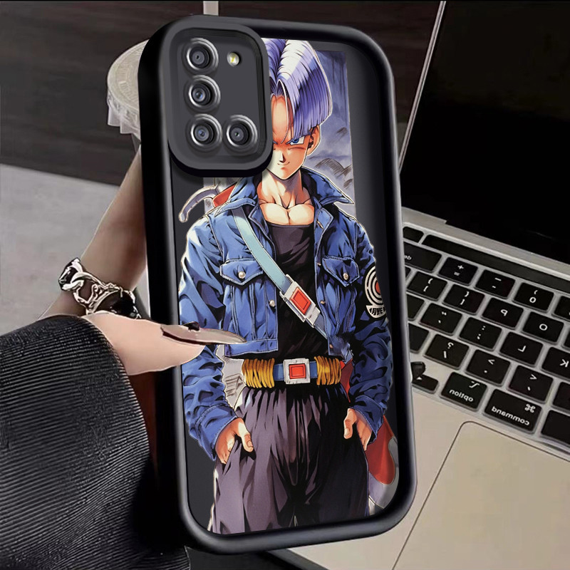 Casing Hp Samsung Galaxy A31 Case pria membawa pisau di pola belakangnya Softcase baru HP ganda Casi