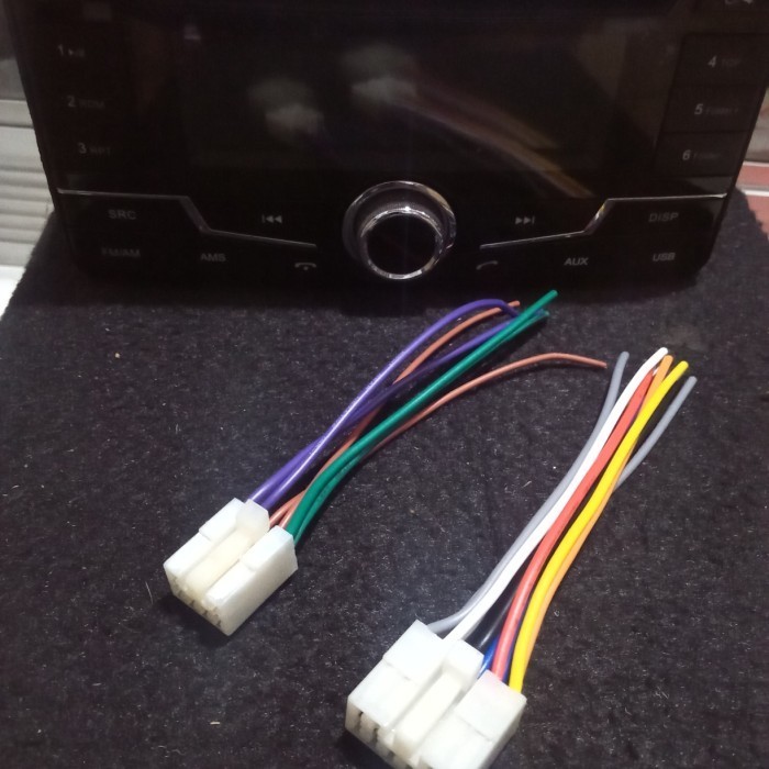 HRG DISKON Soket radio tape mobil SIGRA kabel socket headunit sigra