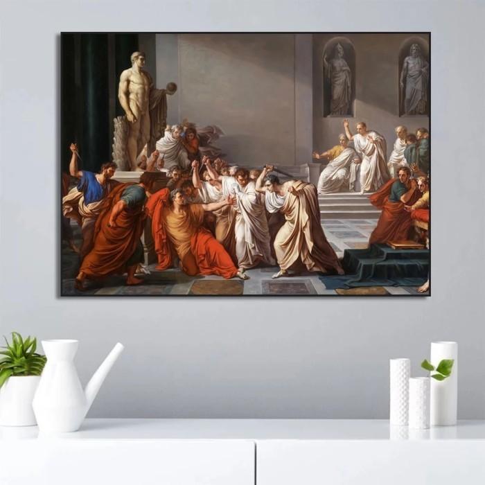 The Creation Of Adam By Michelangelo Fallen Angel Canvas Painting