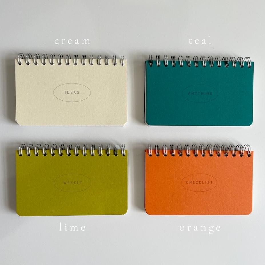 

RING NOTEPAD BY KEARTAS STUDIO (WEEKLY PLANNER/CHECKLIST/TO DO LIST/DAILY PLANNER/IDEAS/PLAIN/BLANK) TERBARU