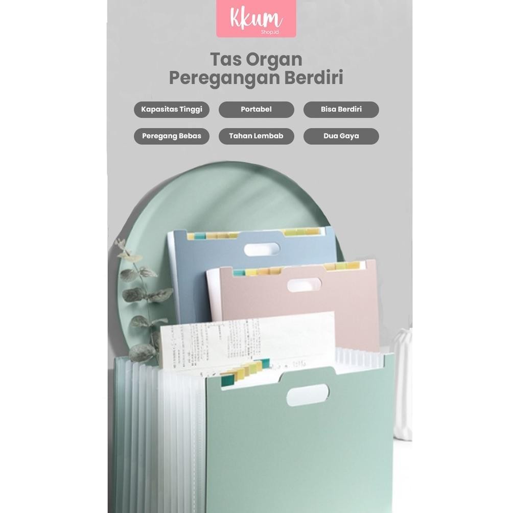 

BAHAN TEBAL STANDING FILE A4/ FILE FOLDER DOCUMENT BAG/ TAS DOKUMEN FILE 13 SEKAT COD
