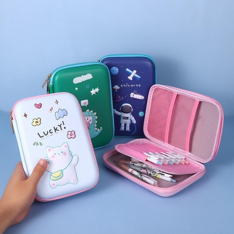 

KOTAK PENSIL 3D PENCIL CASE MIRIP SMIGGLE LOOKALIKE KB PG TK SD HARDTOP ORGANIZER LUCU TEPAK ALAT TULIS 3.3