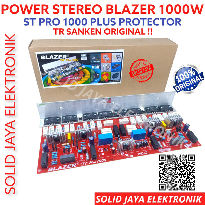 Kit Power Blazer Stereo 1000W Plus Protektor Tr Sanken Asli Bell Bgr