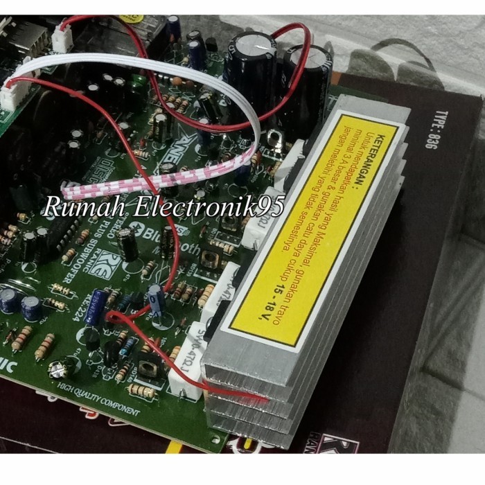 Kit Active Speaker Amplifier Karaoke Multimedia Plus Subwoofer Ankara