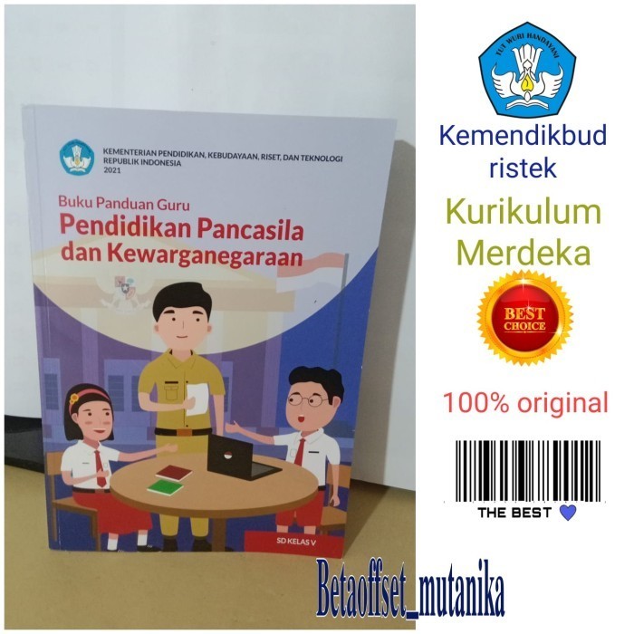 Buku panduan guru kelas 5 sd pancasila ppkn kurikulum merdeka