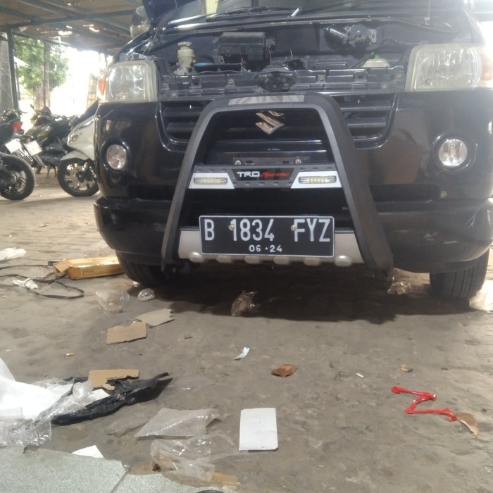 HADIR TANDUK BUMPER GUARD DEPAN MOBIL SUZUKI APV/APV ARENA