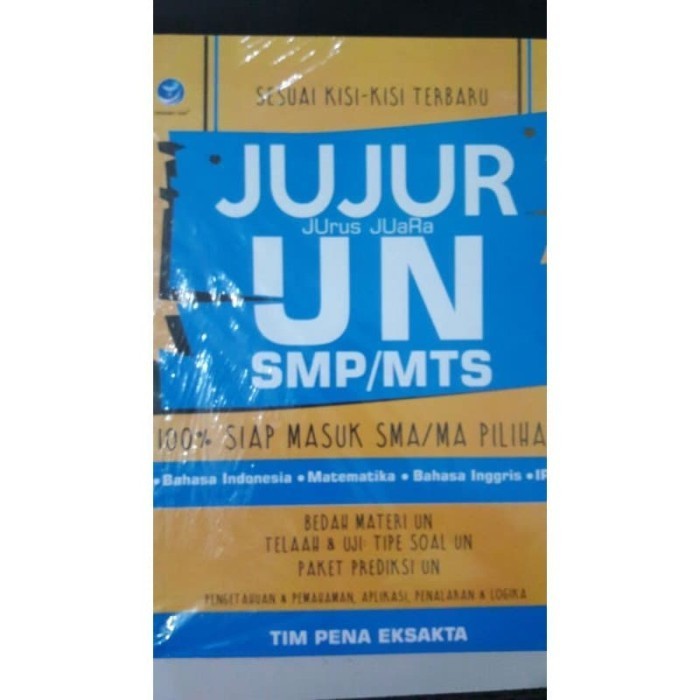 Buku Jujur Jujur UN SMP/MTs, 100% Siap Masuk SMA/MA Pilihan