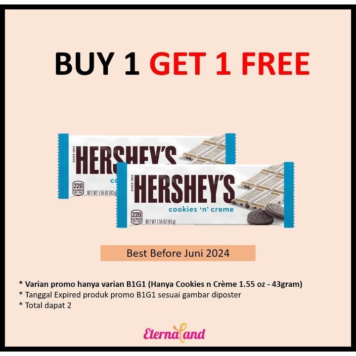 

Hersheys Cookies Bars