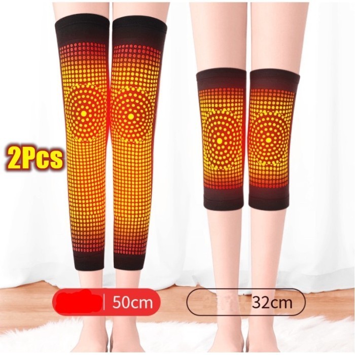 Deker Terapi Lutut Korset Pemanas Lutut Tourmaline Kesehatan