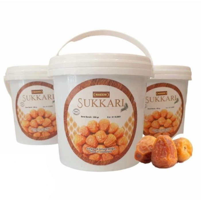 

SALE Kurma Sukari Ember 850gram Original / Kurma Sukary Sukkari AlQassem
