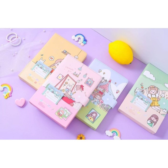

Buku Tulis Notebook Planner Journal Stationery Capenata Girl HOT PROMO