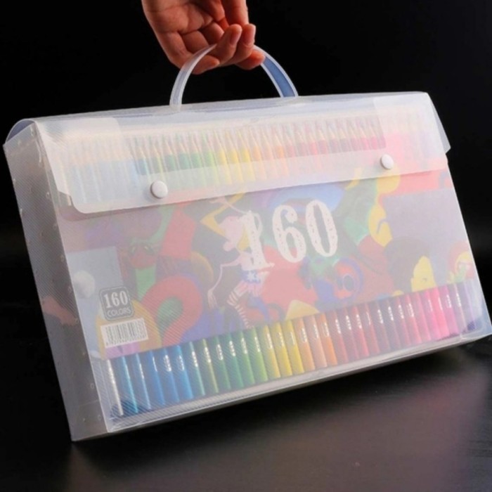 Free Box Alat Mewarnai / Tas Pensil Mewarnai / Peralatan Menggambar