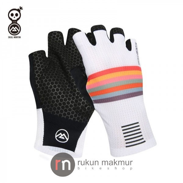 Monton Cycling Gloves Holiday White Glove - Sarung Tangan Sepeda
