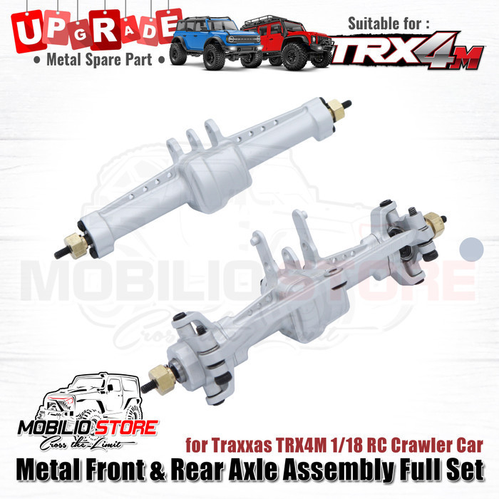 UPGRADE PART METAL AXLE ASSEMBLY FULL SET FOR TRAXXAS TRX4M RC CRAWLER