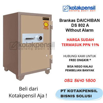 Ready DAICHIBAN DS 802 A Without Alarm Brankas / Brangkas / Lemari Besi