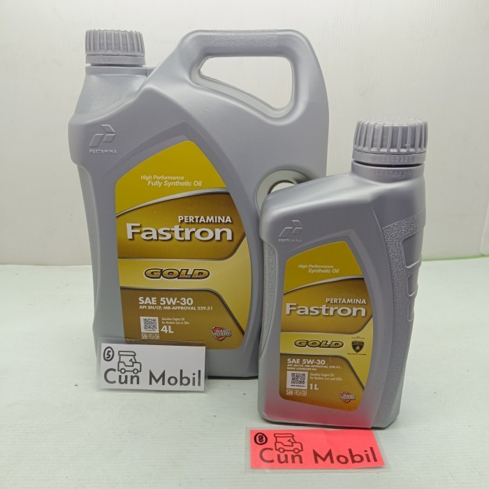 Oli Mesin Pertamina Fastron Gold 5W-30 4 Liter