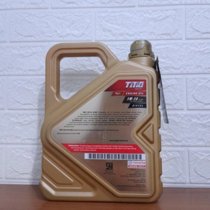 Oli Tmo ( Toyota Gold Diesel Saw 5W-30 ),4 L ,Original Barcode