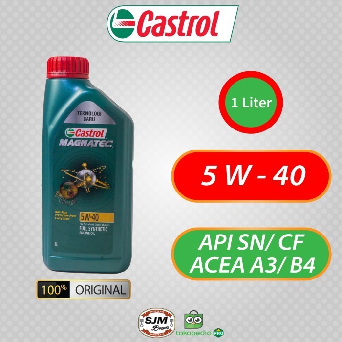 Castrol Magnatec 5W 40 Kemasan 1Lt