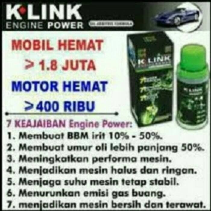 Klink Engine Power (Klink Asli & Rekomended)