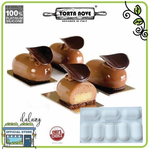 

ZU814 Cetakan kue silikon Pillow Lady Finger Jari ITALIAN mousse cake TORTA TERBARU