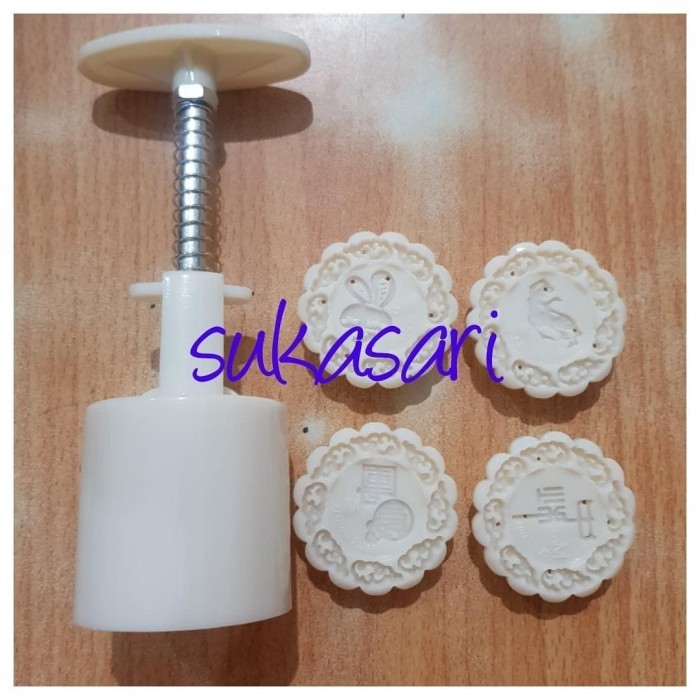 

EJ460 Mooncake mold 50gr Autumn / cetakan kue bulan DISKON