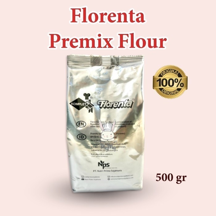 

ED803 Tepung Florenta/Florentine Powder (Cookies Caramel) 500 gr TERMURAH