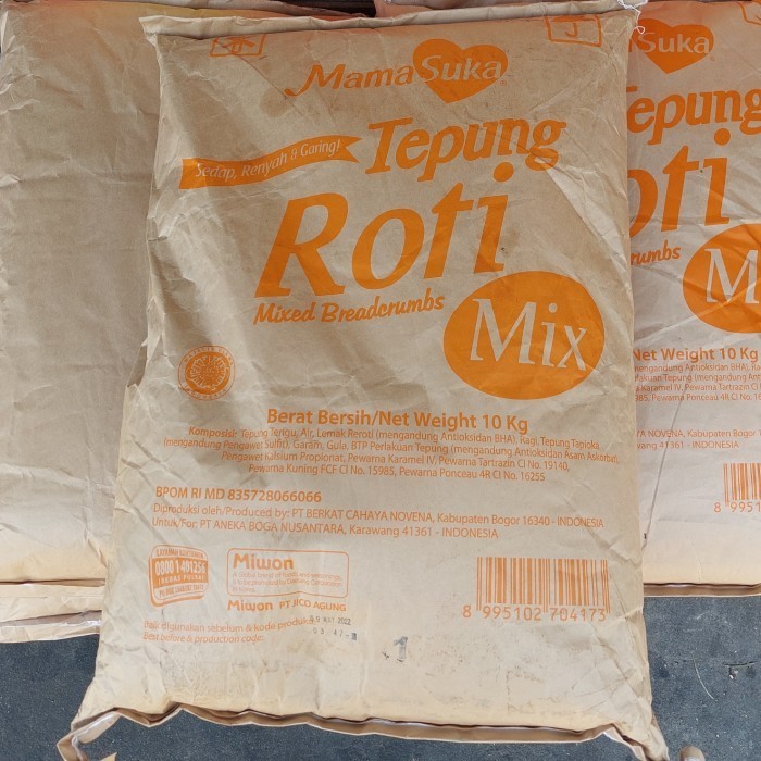 

ET840 Tepung Roti Mamasuka Mix 10kg NEW