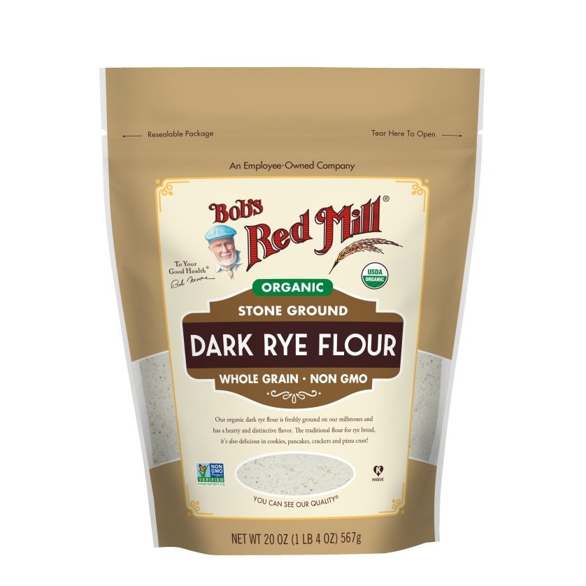 

LL340 Bob's Red Mill Whole Grain Dark Rye Flour Tepung Organik Gandum Hitam PROMO SPECIAL
