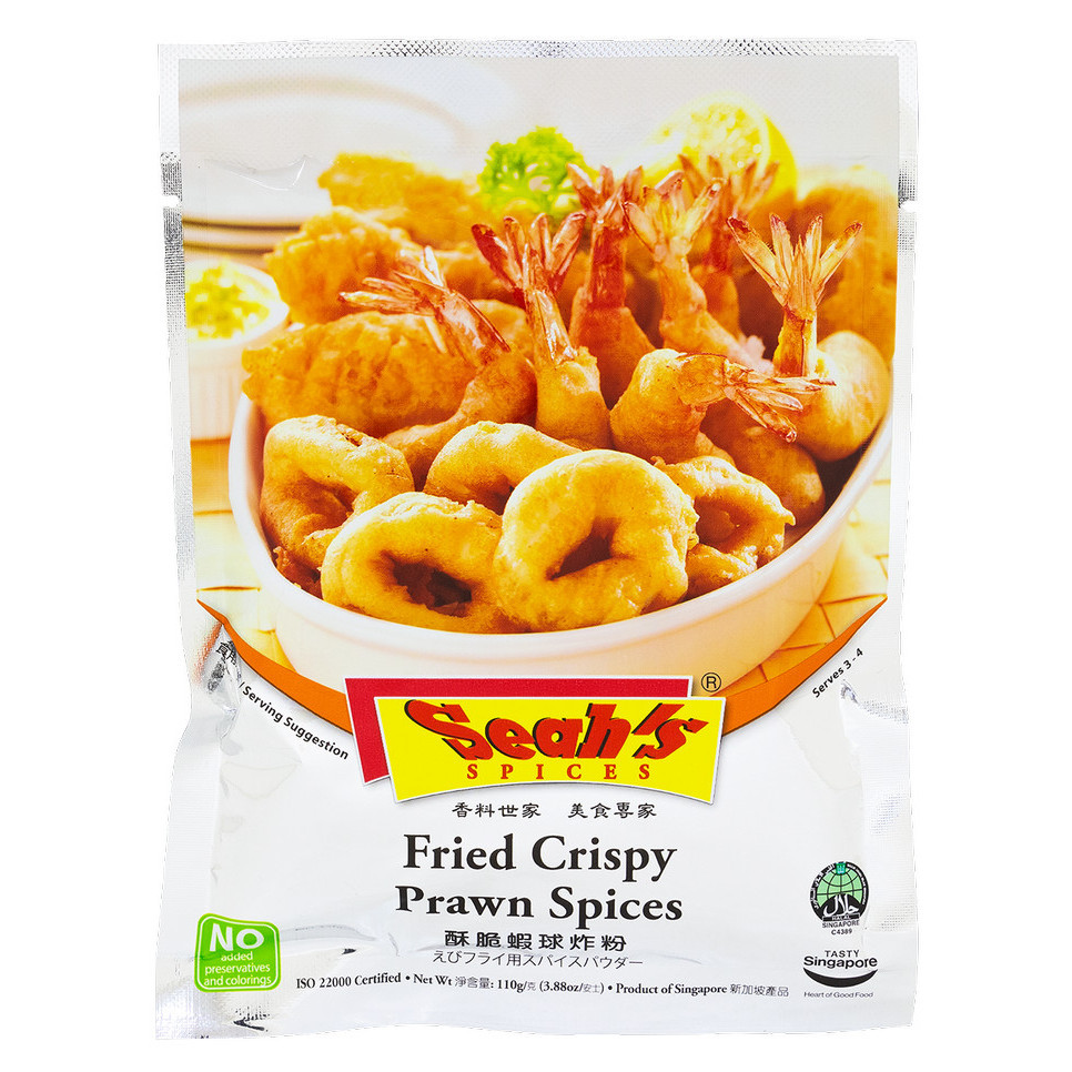 

ZU257 (BUMBU MASAK) SEAHS FRIED CRISPY PRAWN SPICES 110G OBRAL