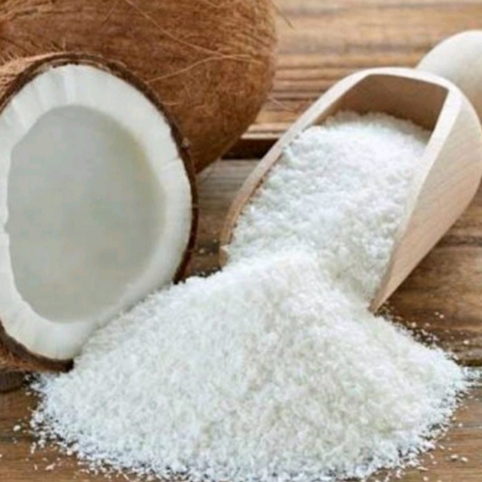 

SH145 kelapa parut kering 1kg coconut flakes bahan masakan kue premium STOK TERBATAS