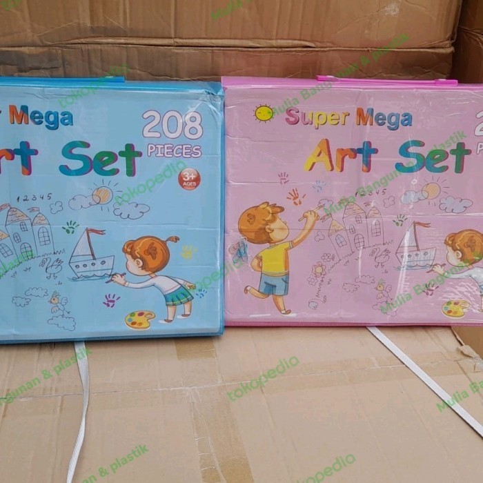 

Art Set Crayon 208 Pcs Paling Murah -Anza Wahda
