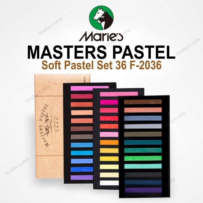 

Maries Masters Soft Pastel 36 Warna -Anza Wahda