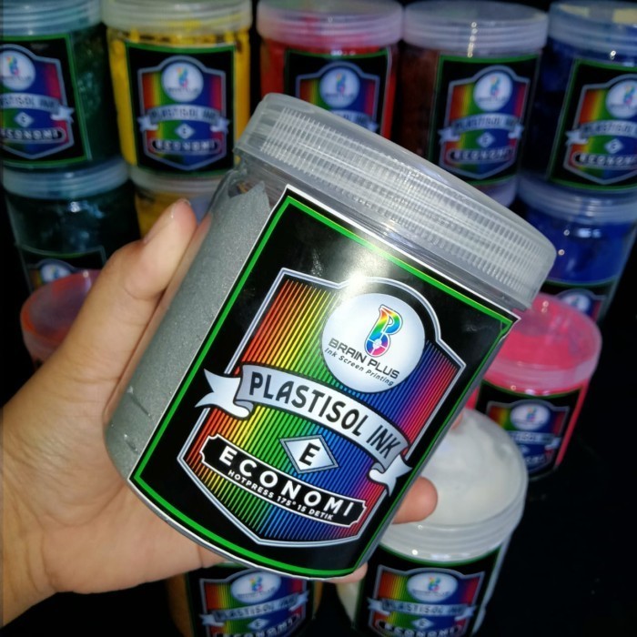 

Tinta Sablon Plastisol Brain Plus Silver 12Kg -Anza Wahda
