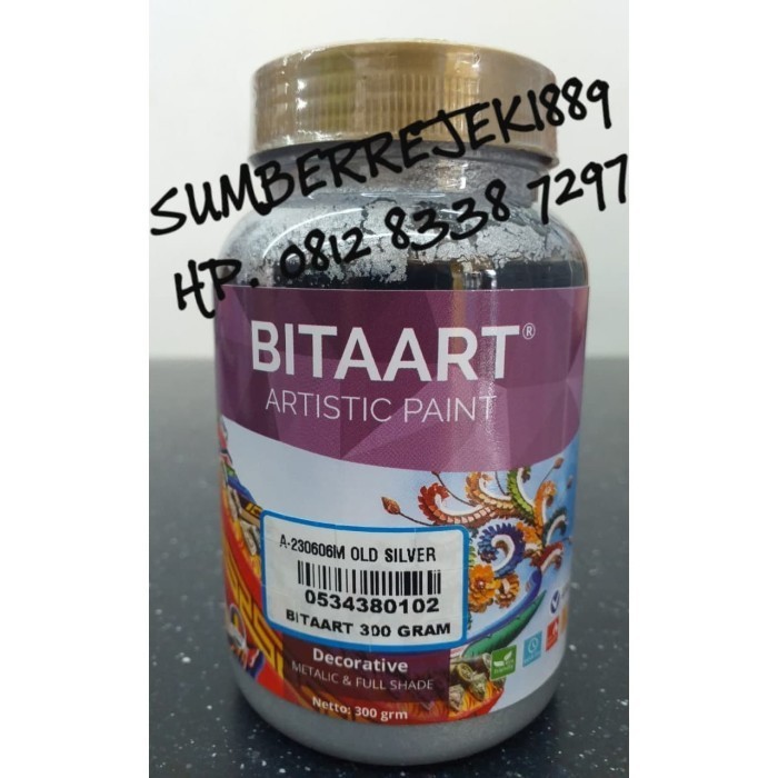 

Bitaart Cat Dekorasi Metalik Berdasar Air 300Grm -Anza Wahda