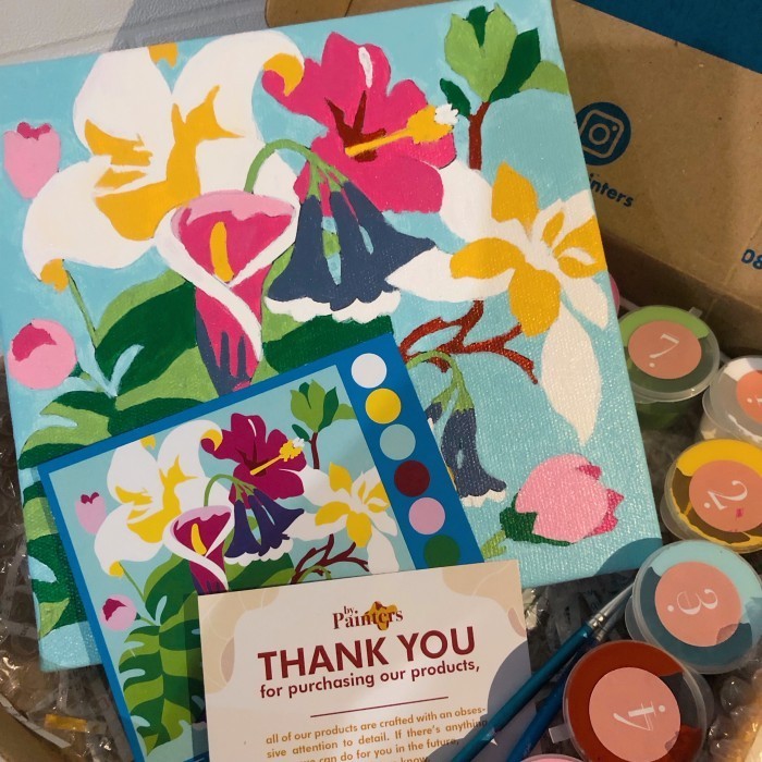 

Paint Bloom Bypainters Painting Kit 20X20Cm -Anza Wahda