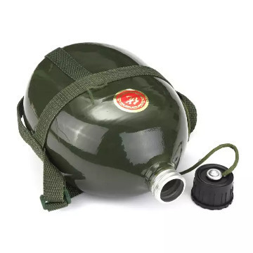 Botol Minum Militer 1.5L Aluminium Sepeda Bersepeda Militer