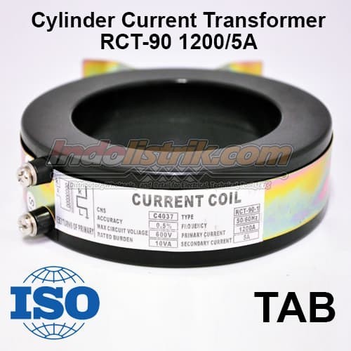 Current Transformer 1200 5 A Tab Rct 90 Round Ct Trafo Arus Panel Listrik Profesional Nusa.Belanja