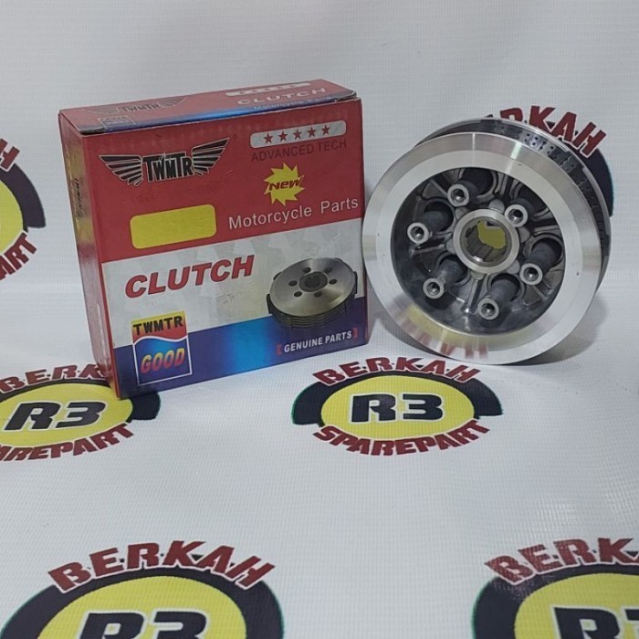 NEW RUMAH KAMPAS KOPLING 150CC ISI 6 BAUT 6 -SPAREPART MOTOR RODA3 VIAR