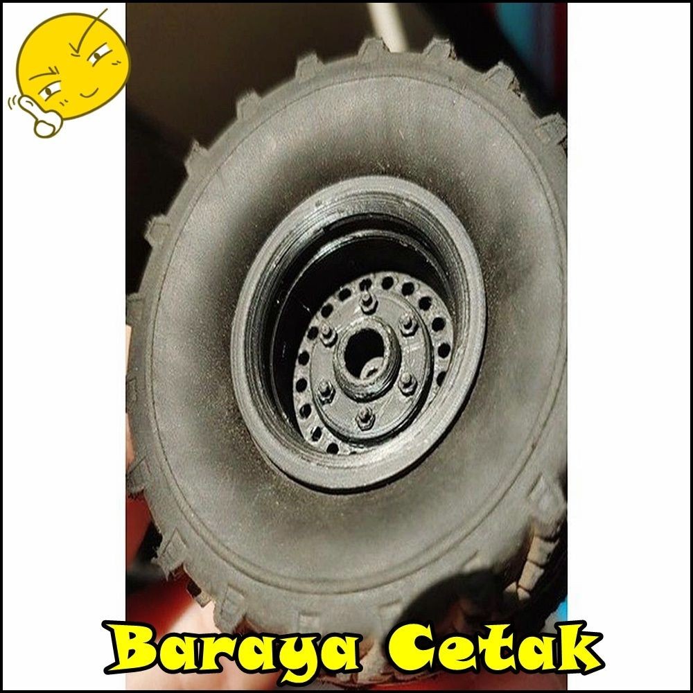 RC Velg Dually Wheel With Front Wheel wpl mn c14 c24 c44 c34 d90 d99 b16 d99s 3D Print Aksesoris