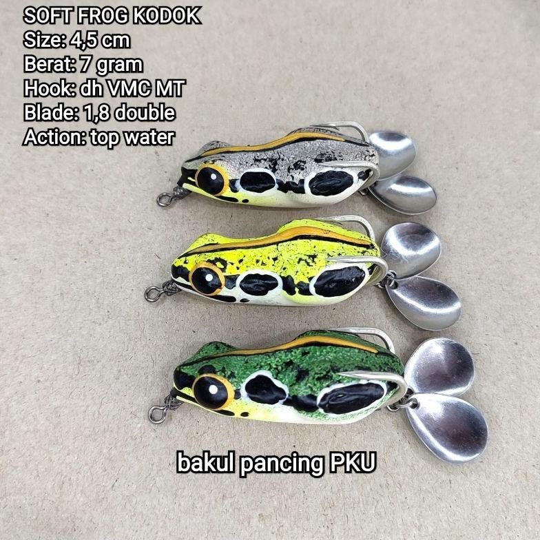 Soft Frog Real Katak Tompel Vmc Mt Hook. Anyar Gres Lure. Soft Frog. Sofrog. Sof Frog. Sofrok.