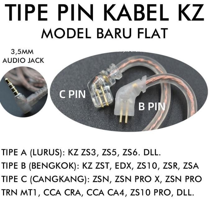 NEW PRODUK KABEL KZ COPPER WITH MIC KABEL KZ ZSN PRO X KZ ZST X KZ CABLE WITH MIC !!!!!