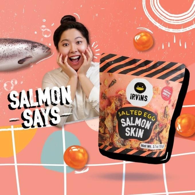 

BIG SALE IRVINS SALTED EGG SALMON SKIN 105 GR (SMALL) MRWORLDSHOPPER !!!!!