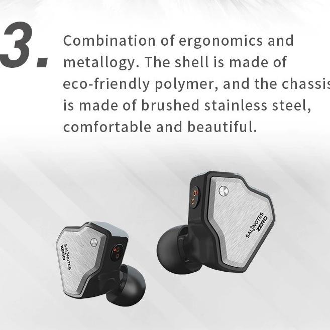 NEW PRODUK 7HZ SALNOTES ZERO HIFI IN EAR EARPHONE NON MIC 