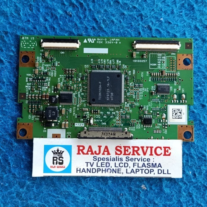 TCON TV LCD TOSHIBA 32C3500E T-CON TIKON BOARD MESIN MODUL