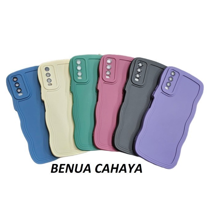 PRM CASE GELOMBANG PLUS LENSA OPPO A54 4G SOFTCASE GELOMBANG LENSA