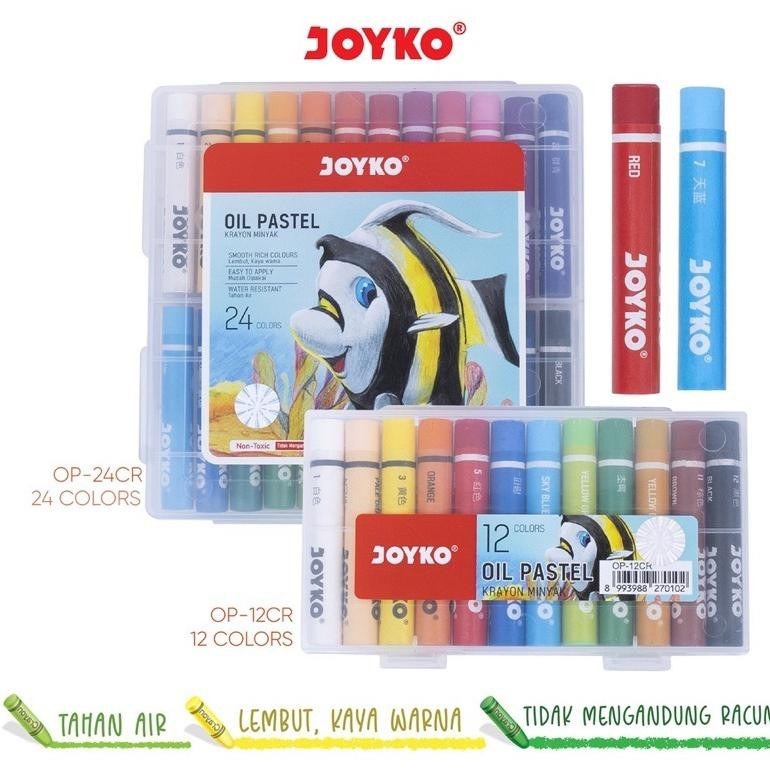 

Baru Krayon Minyak Oil Pastel Joyko Op-12Cr / Crayon Joyko 12 Limited