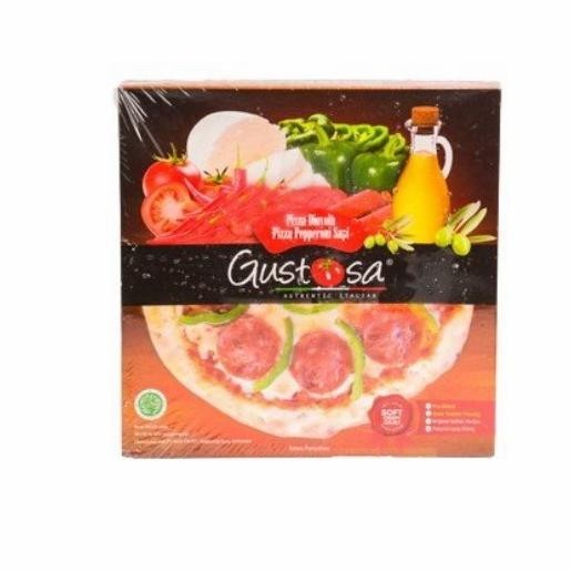 

READY STOCK GUSTOSA PIZZA SALAMI BEEF PEPPERONI 400GR !!!!!